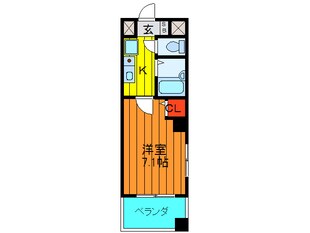 メリックビルの物件間取画像